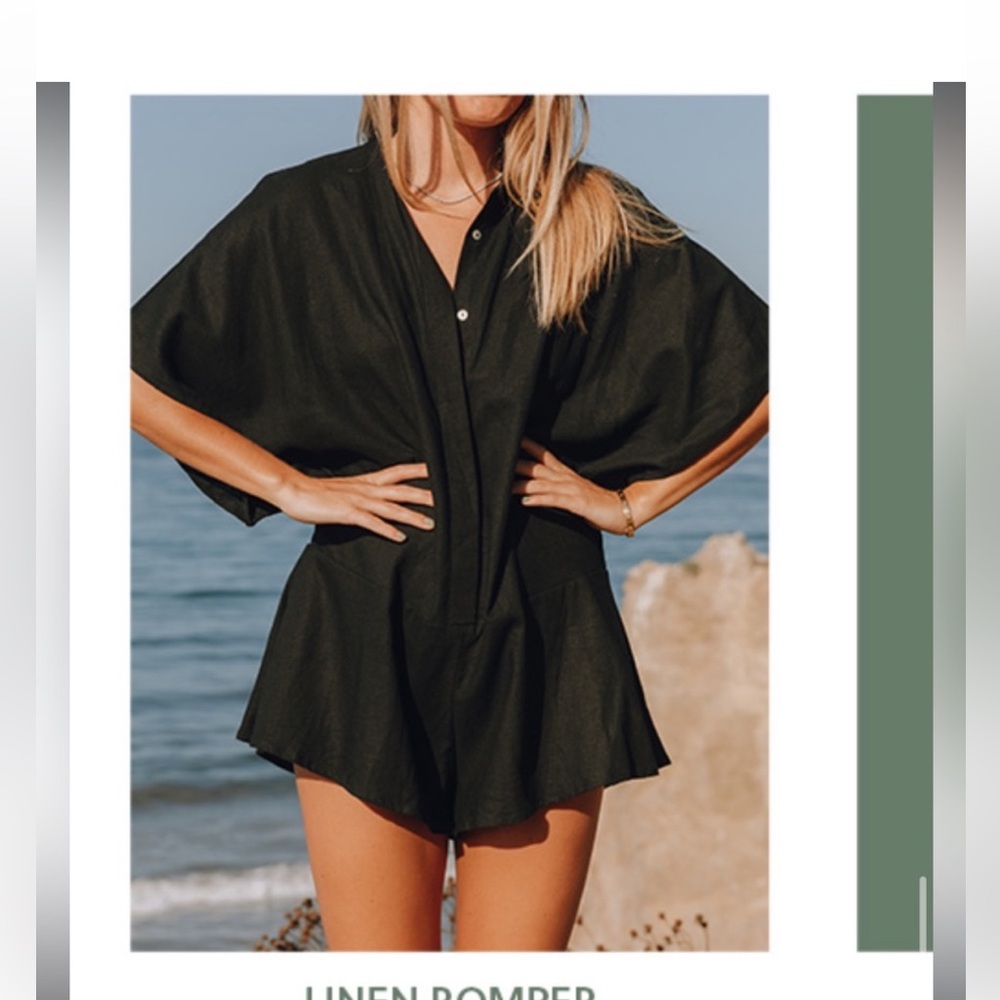 Daily Drills Linen Romper